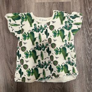 Lil Lemons Cactuses Shirt size 12-18 months